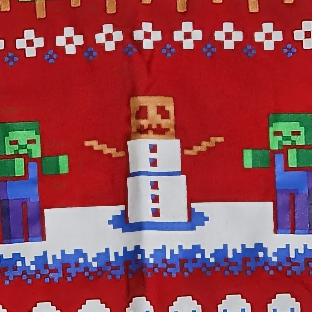 Minecraft red christmas